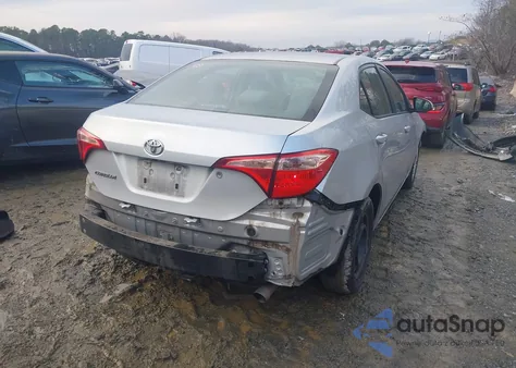 2018 Toyota Corolla L z USA, uszkodzony, nr VIN 5YFBURHE3JP763087